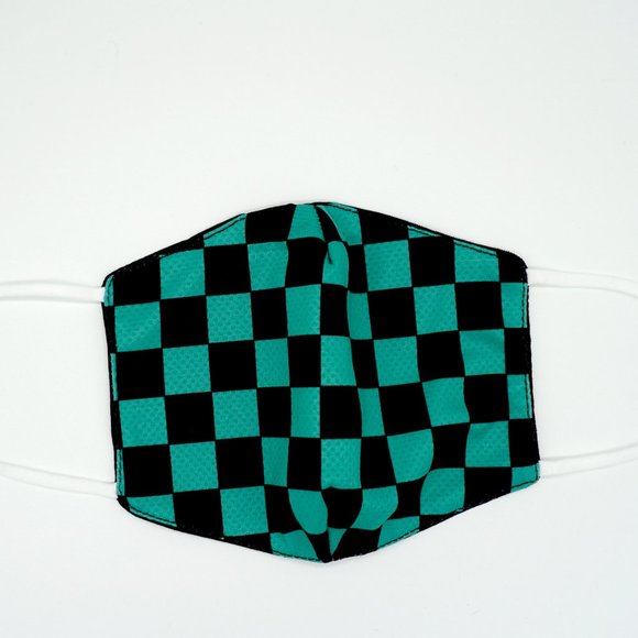 Tanjiro Mask Green Black Reusable Face Mask - Picture 5 of 6